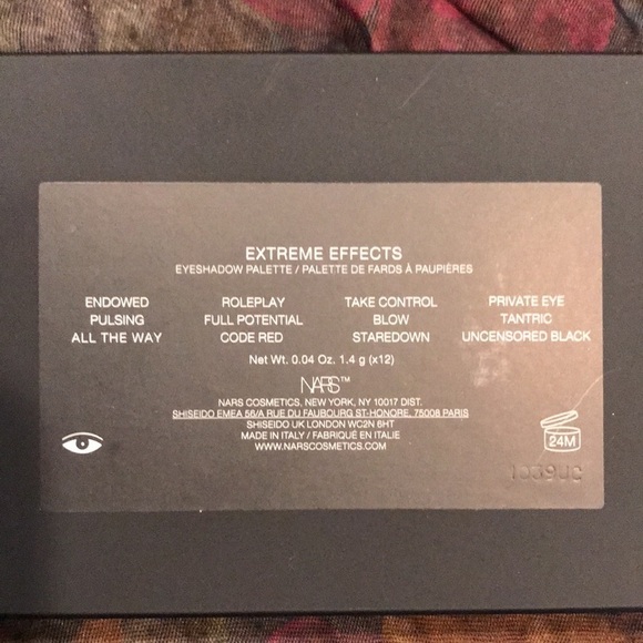 Brand New NARS Extreme Effects Eyeshadow Palette Limited Edition Shimmer Matte - Picture 8 of 10